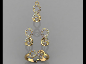 gc gold cm028-diamond set 3D 打印模型