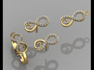 gc gold cm028-diamond set Modello di stampa 3D