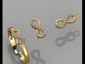 gc gold cm029-diamond set 3D 프린트 모델