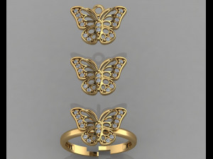 gc gold cm035-diamond set 3D-printmodel
