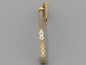 gc gold brc001-diamond bracelet 3D Принт Модель