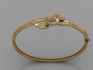 gc gold brc002- diamond bracelet 3D Print Model