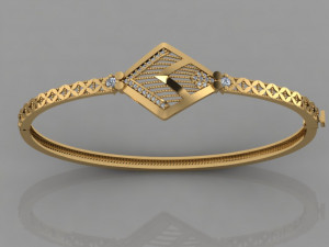 gc gold brc06- diamond bracelet 3D Baskı Modeli