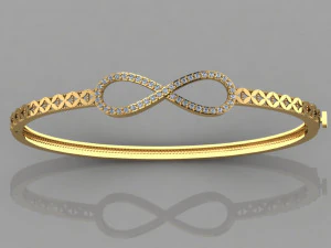 gc gold brc07- diamond bracelet 3D Print Model