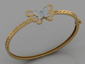 gc oro brc009-bracciale di diamanti Modello di stampa 3D