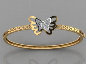 gc gold brc009- diamond bracelet 3D Print Model