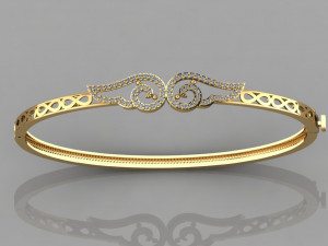 gc gold brc010- diamond bracelet 3D 打印模型