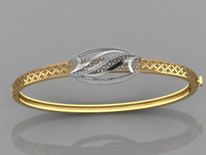 gc gold brc011- diamond bracelet 3D Принт Модель