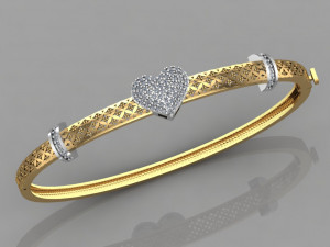 gc gold brc014- diamond bracelet 3D Print Model