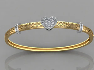 gc gold brc014- diamond bracelet 3D Print Model