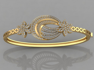 gc gold brc015- diamond bracelet 3D Druckmodell