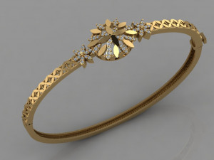 gc gold brc016- diamond bracelet Modèles 3D en vedette