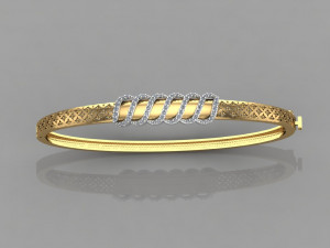 gc gold brc017-diamond bracelet 3D प्रिंट मॉडल