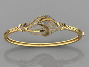 gc gold brc019- diamond bracelet Modello di stampa 3D