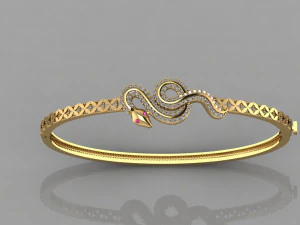 gc altın brc020- pırlanta bileklik 3D Baskı Modeli