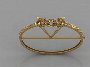 gc gold brc021- diamond bracelet Modelo de Impressão 3D