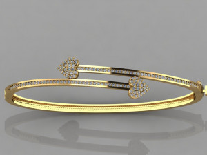 gc gold brc024- diamond bracelet 3D प्रिंट मॉडल
