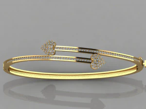 gc gold brc024- diamond bracelet 3D Print Model