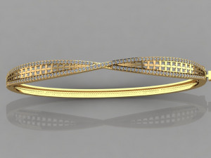 gc gold brc025- diamond bracelet 3Dプリントモデル