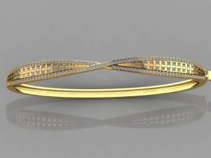 gc gold brc025- diamond bracelet 3D Print Model