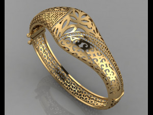 gc gold brc027- diamond bracelet 3D Baskı Modeli