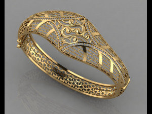 gc gold brc029- diamond bracelet 3D 프린트 모델