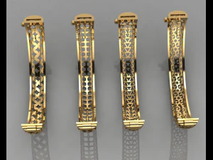 gc gold brc031- diamond bracelet 3D Print Model