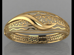 gc gold brc032- diamond bracelet 3D 打印模型