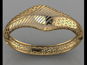 gc gold brc033- diamond bracelet Modèles 3D en vedette