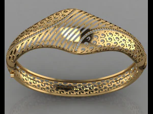 gc gold brc033- diamond bracelet 3D Print Model