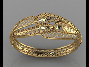 gc gold brc034- diamond bracelet 3D 打印模型