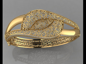 gc gold brc035- diamond bracelet Modèles 3D en vedette