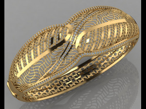 gc gold brc036- diamond bracelet 3D 프린트 모델