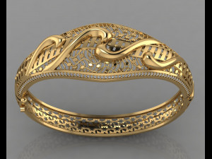 gc gold brc038- diamond bracelet 3D 프린트 모델