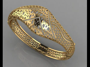 gc gold brc040- diamond bracelet 3D Print Model