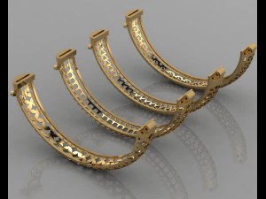 gc gold brc040- diamond bracelet 3D Print Model