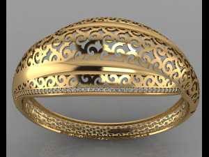 gc gold brc042- diamond bracelet 3D Print Model