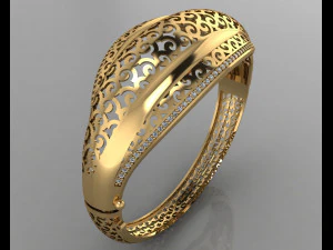 gc gold brc042- diamond bracelet 3D Print Model
