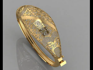 gc gold brc045-diamond bracelet 3D Print Model