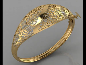 gc gold brc045-diamond bracelet 3D Print Model
