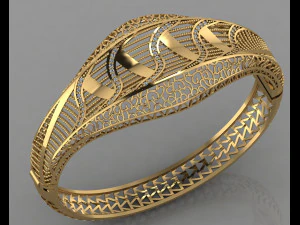 gc oro brc048-bracciale di diamanti Modello di stampa 3D