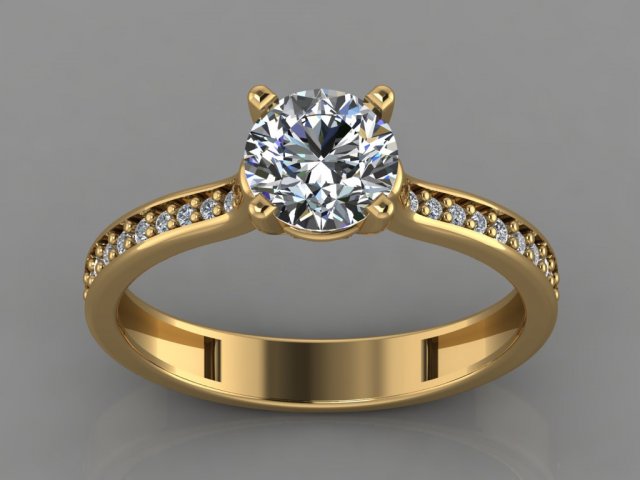 gc gold t001 - diamond set 3D Принт Модель .c4d .max .obj .3ds .fbx .stl .blend 