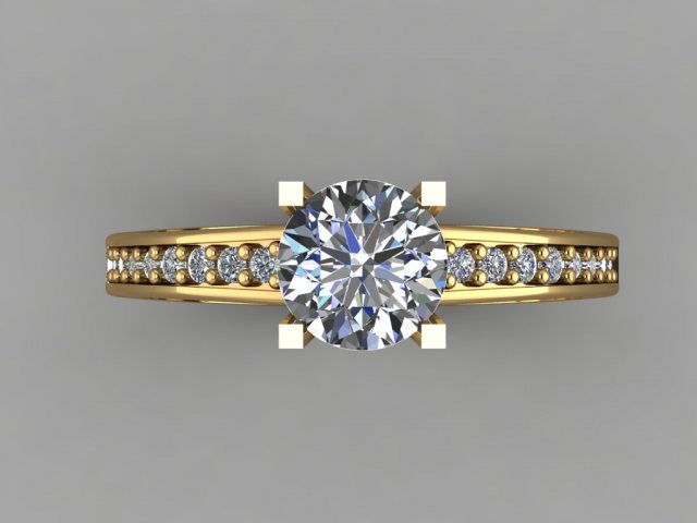 gc gold t003 - diamond set 3Dプリントモデル .c4d .max .obj .3ds .fbx .stl .blend 