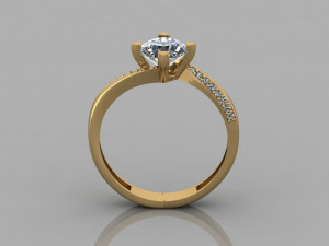 gc gold t007- diamond set 3D 打印模型