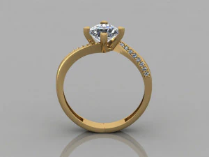 gc gold t007- diamond set 3D Print Model