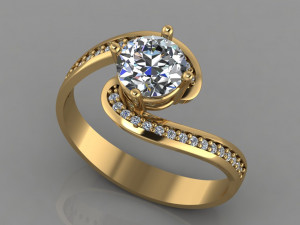 gc gold t008- diamond set 3Dプリントモデル