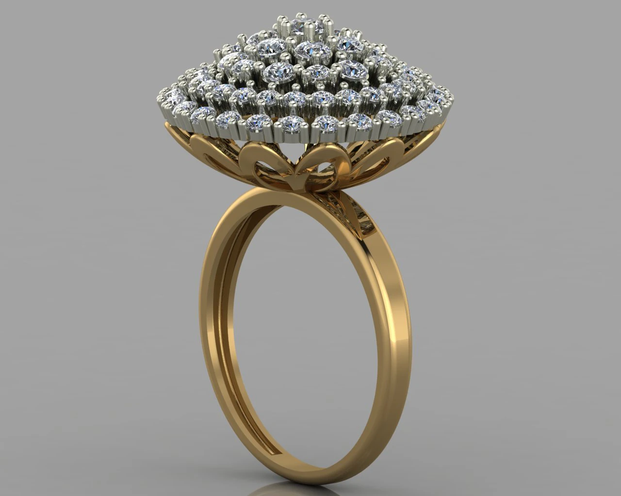 gc gold t010- diamond set 3D Print Model .c4d .max .obj .3ds .fbx .stl .blend