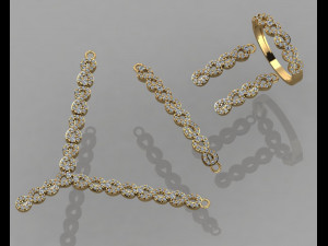 gc gold ss002 - diamond set small set Modelo de Impressão 3D