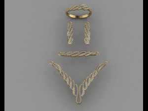gc gold ss003 - diamond set small set 3D Print Model