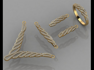 gc gold ss003 - diamond set small set 3D Print Model